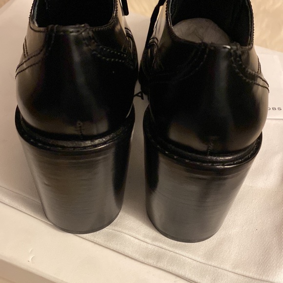 ✖️SOLD✖️ HP NWB MARC JACOBS Lace Up Heeled Oxford - Black - Size 6 (36EU) - Picture 8 of 10